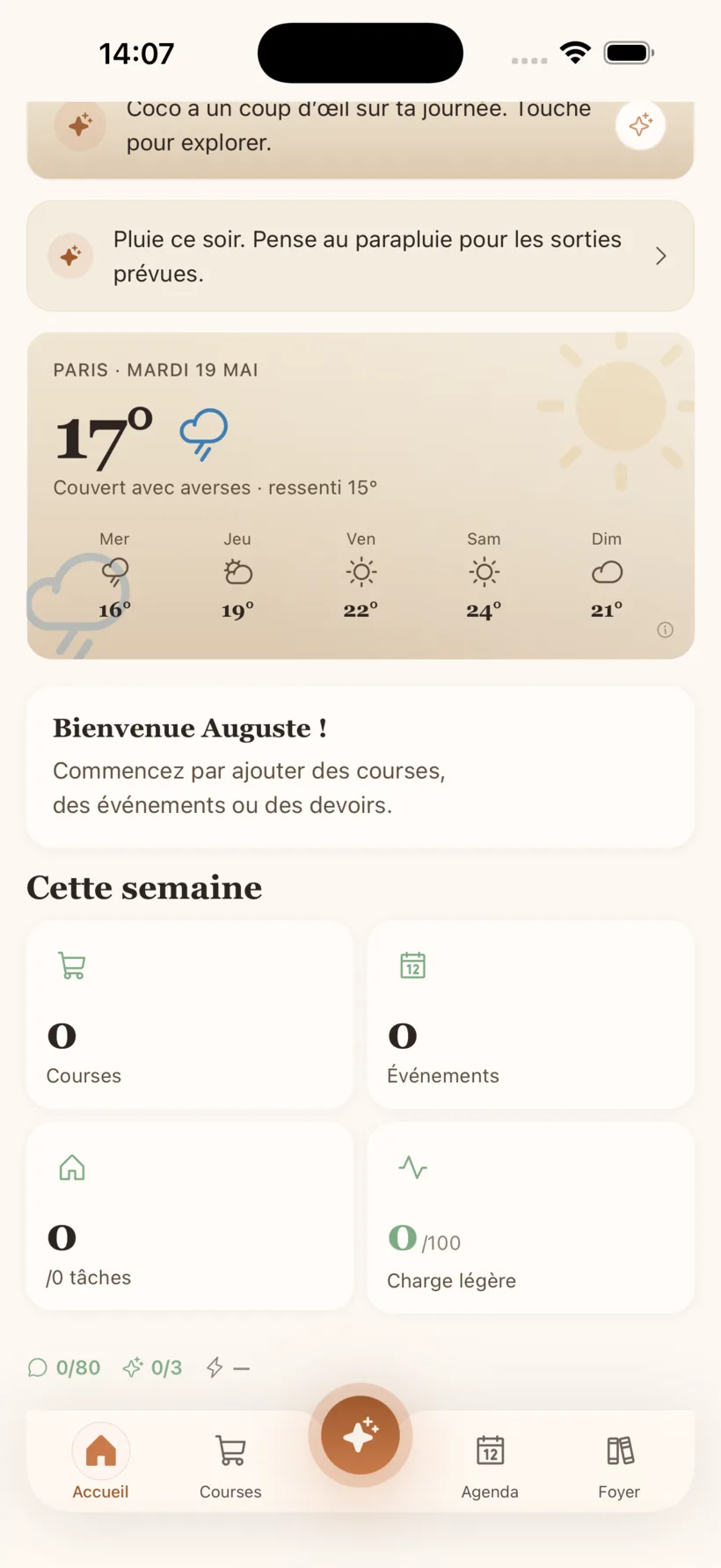 Écran d'accueil de Mental Loadless
